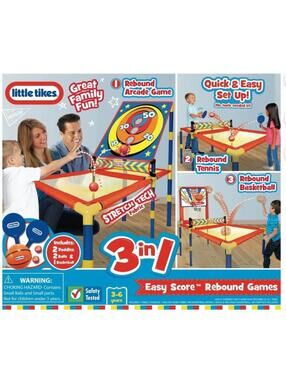 🔥NEW SEALED🔥 Little Tikes 3-in-1 Rebound Games